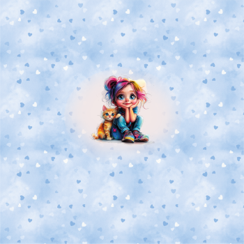 Cute Rainbow Girl Panel 1